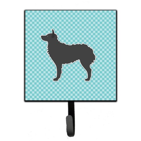 Carolines Treasures Croatian Sheepdog Checkerboard Blue Leash or Key Holder BB3721SH4